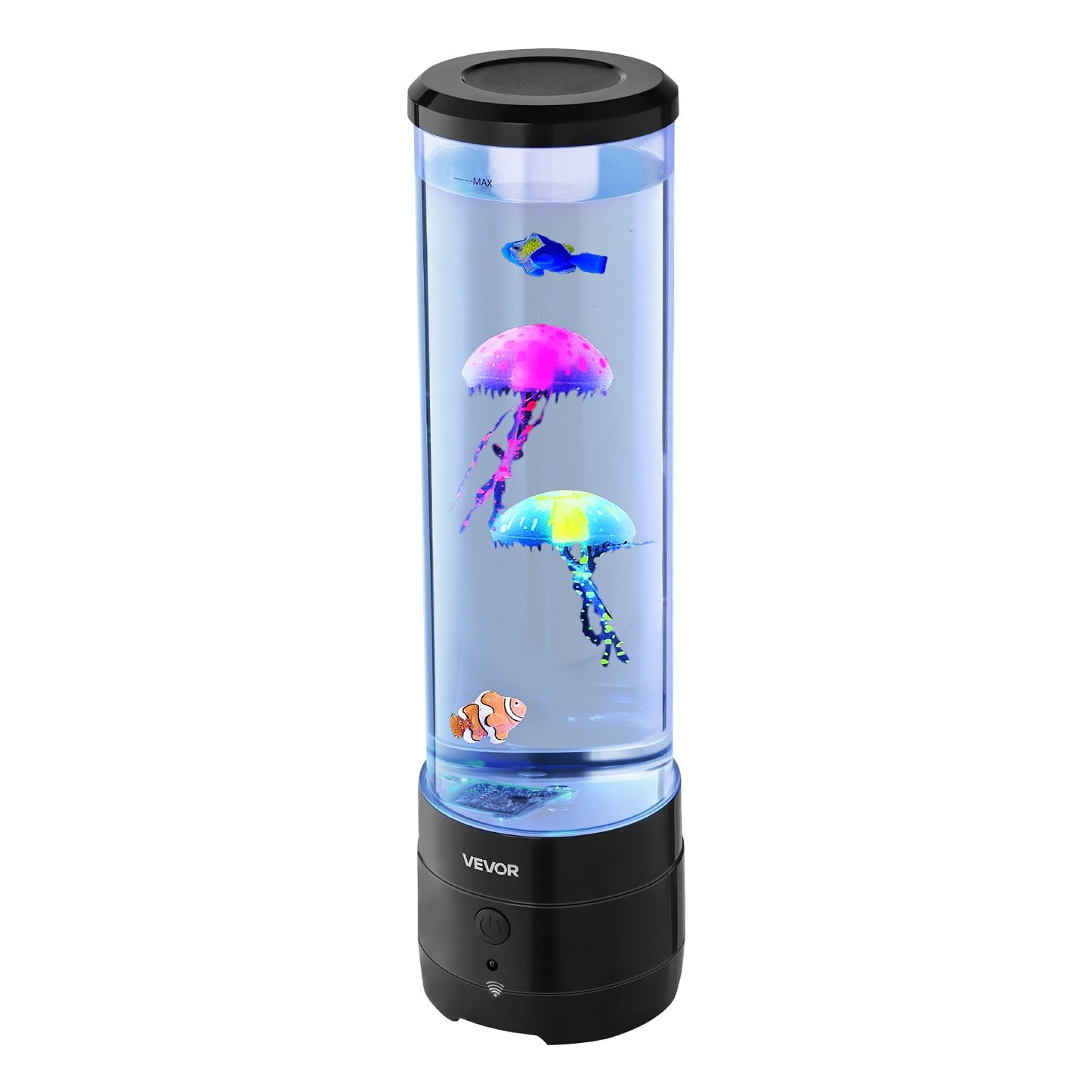 Cascade Sensory Bubble Tower Lamp — 16-Color Mood Light