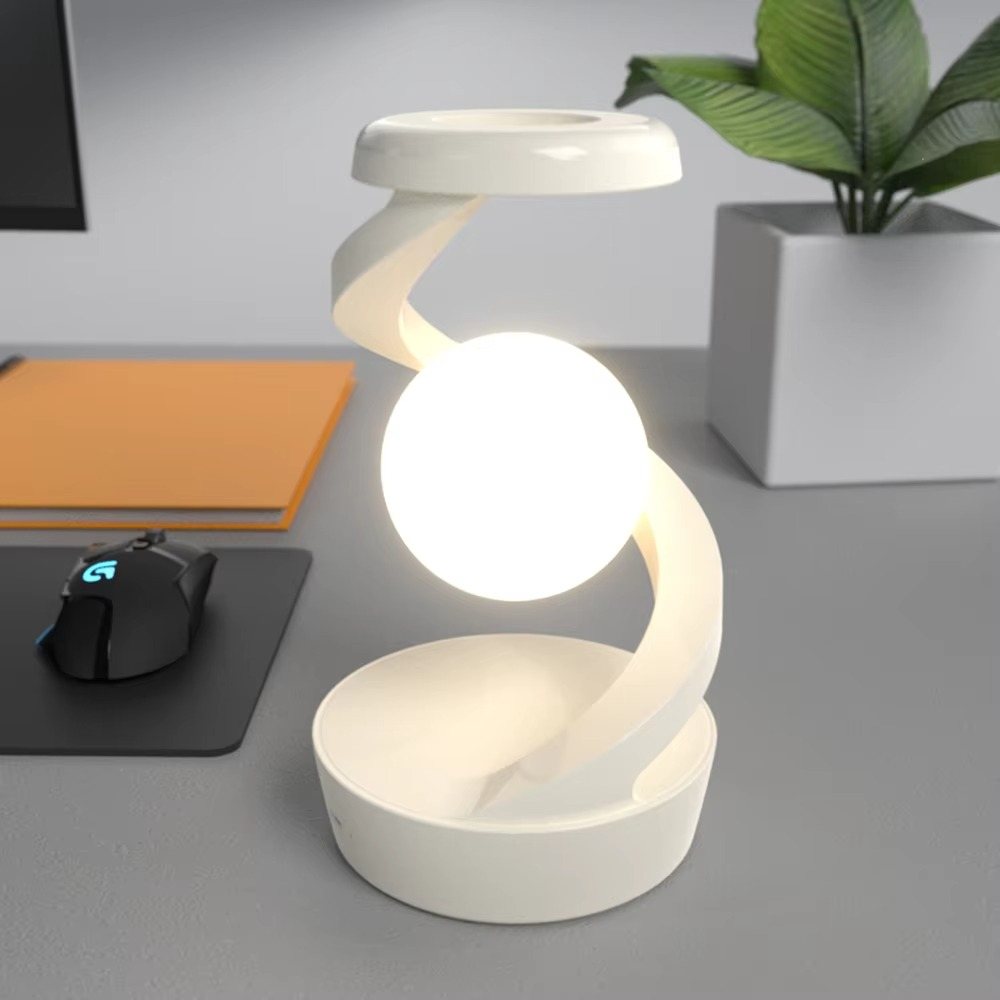 Aurora Levitating Lamp - Floating Wireless Charger and RGB Ambient Night Light