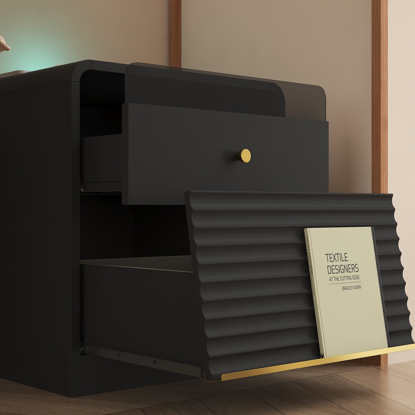 Halcyon Smart Charging Nightstand — Wireless Charge, USB & Ambient Light