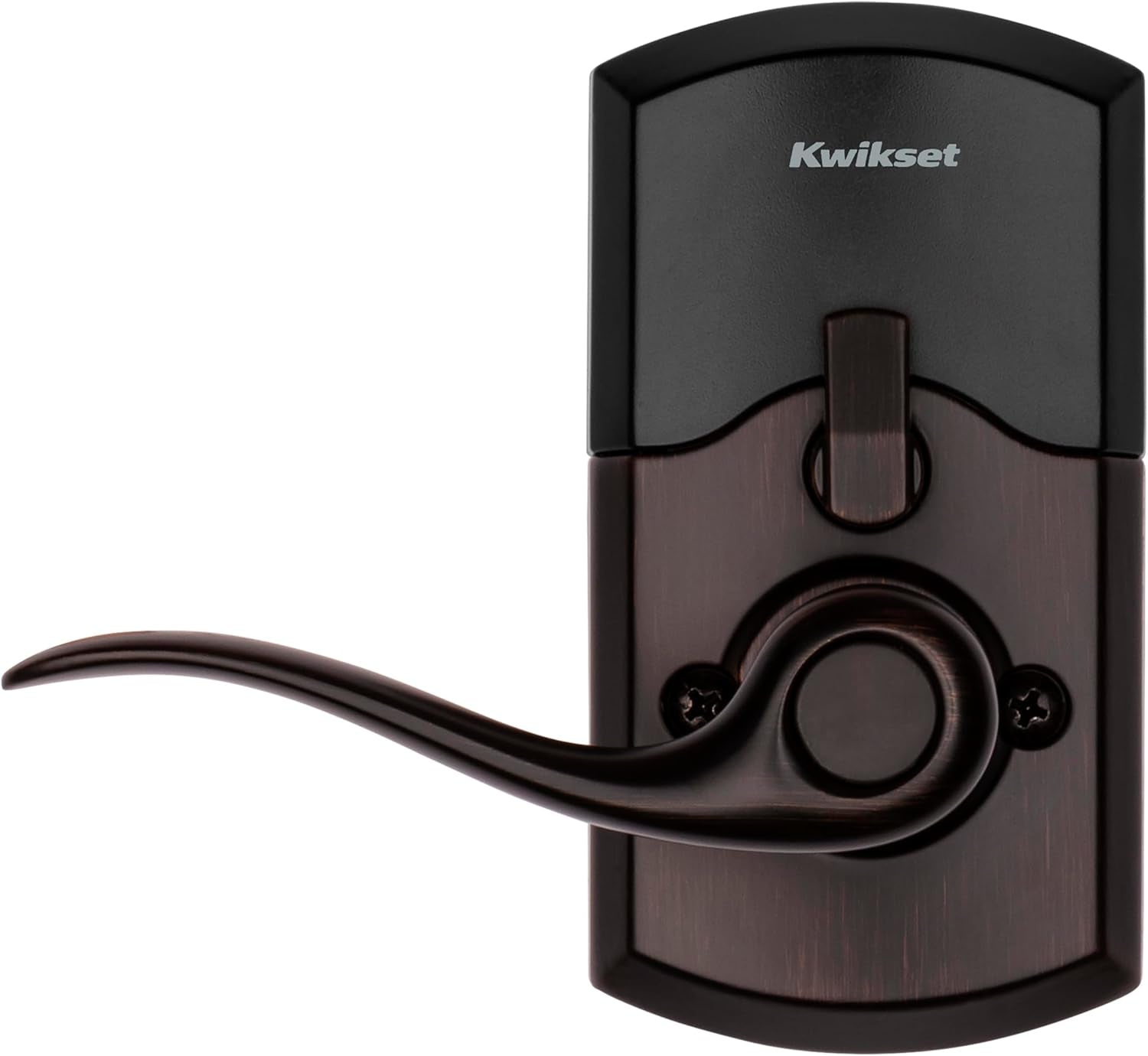 Smartcode 917 Keyless Entry Electronic Deadbolt with Tustin Lever - Venetian Bronze Finish and Smartkey Security