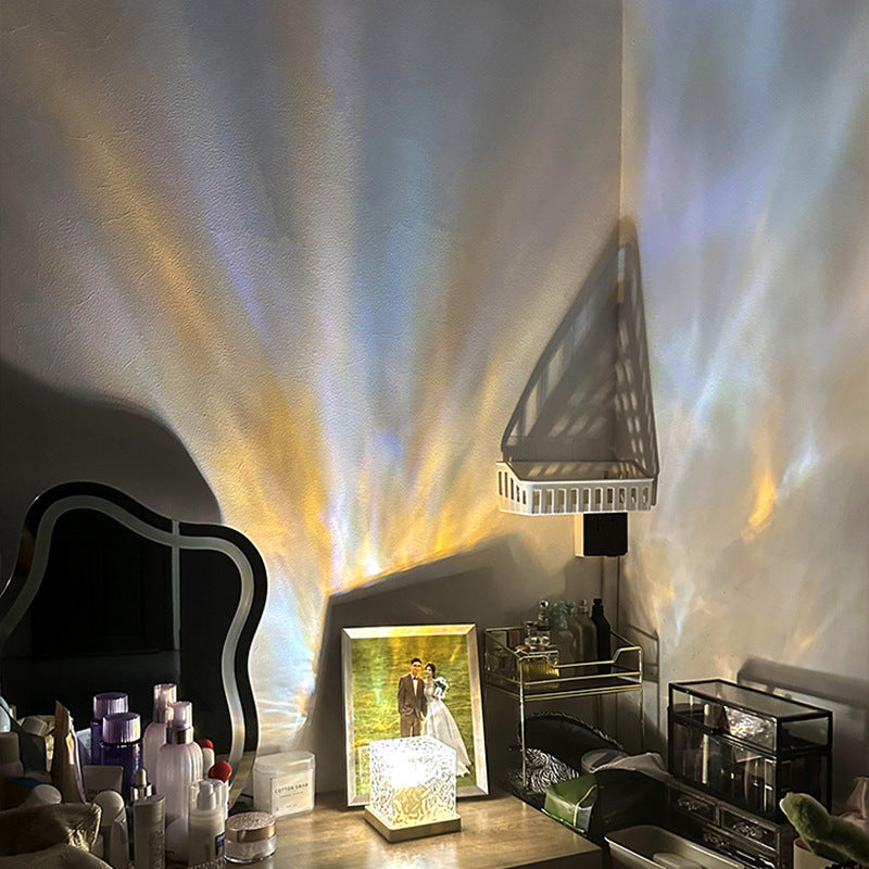 Ripple Ambient Water-Wave Projector — Rotating LED Night Light
