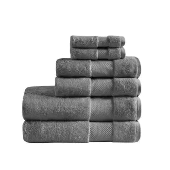 Cotton 6-Piece Bath Towel Set — Classic