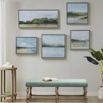 Abstract Landscape 5-Piece Gallery Canvas Wall Art Set