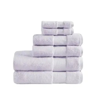 Hotel-Luxe 6-Piece Cotton Bath Towel Set — Spa Softness at Home