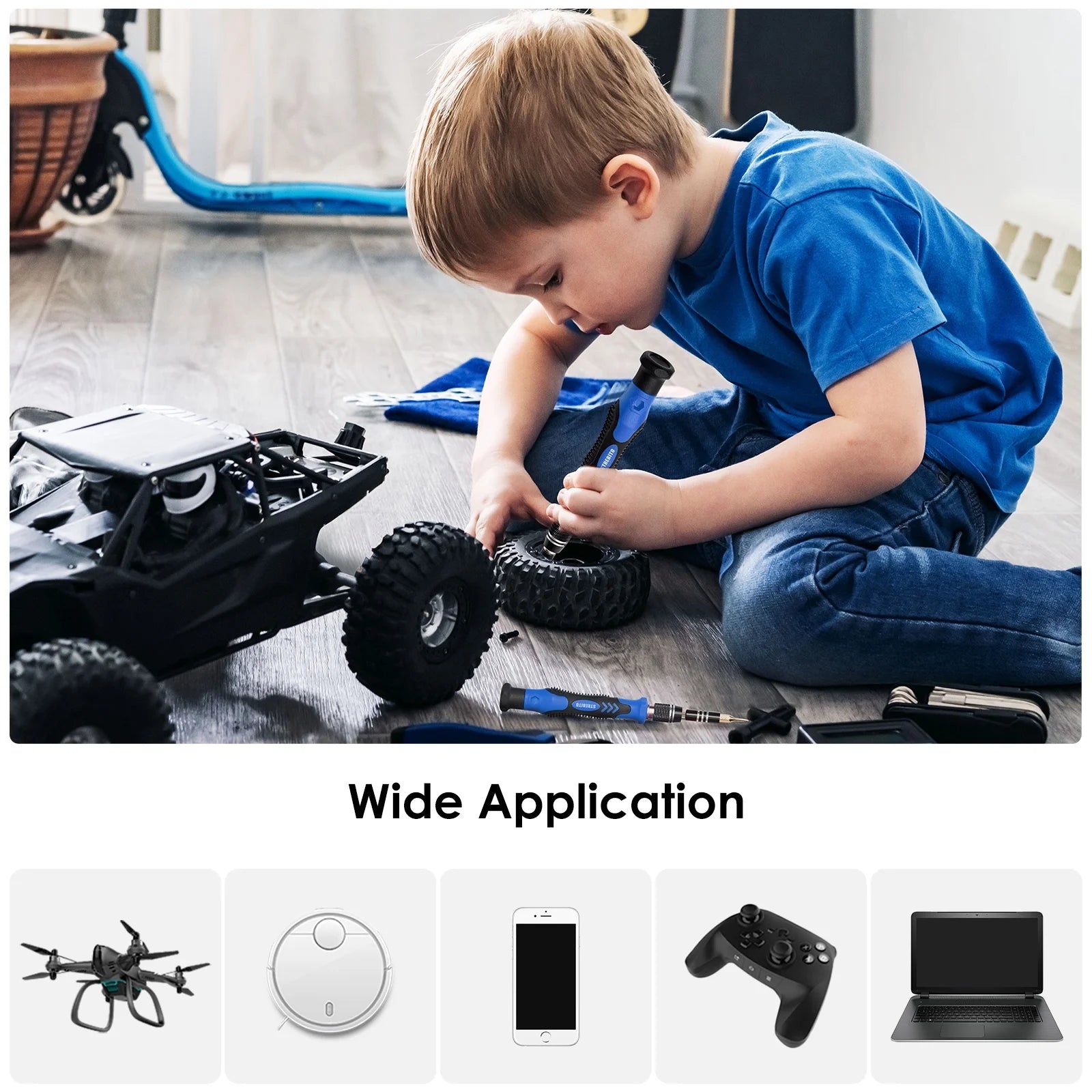 Ultimate 142-Piece Precision Screwdriver Set with 120 Magnetic Bits - Perfect for iPhone, Computers, Appliances, Jewelry, Guitars, Tablets, and Game Consoles!