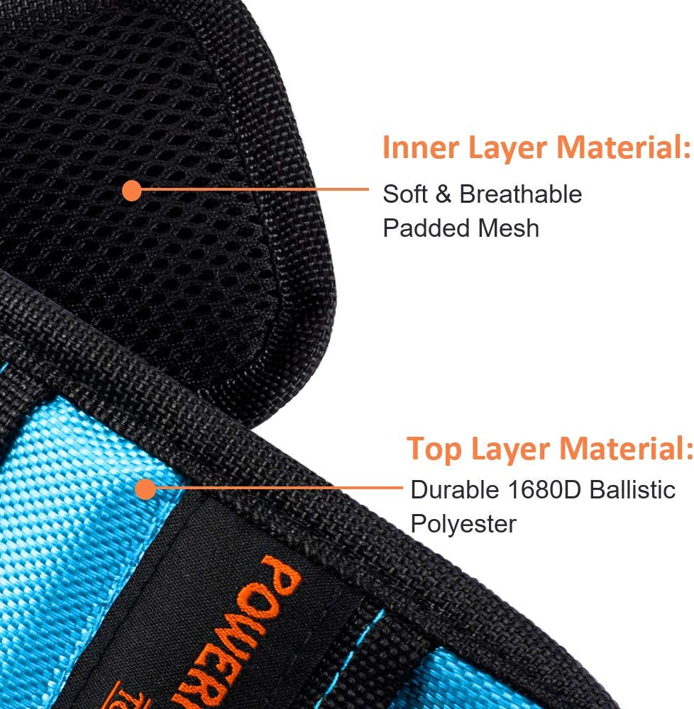 Ultimate Magnetic Wristband Tool Holder - 15 Powerful Magnets for Screws, Nails & Drill Bits - Perfect Stocking Stuffer for DIY Enthusiasts, Men, Women, Dads & Handymen!