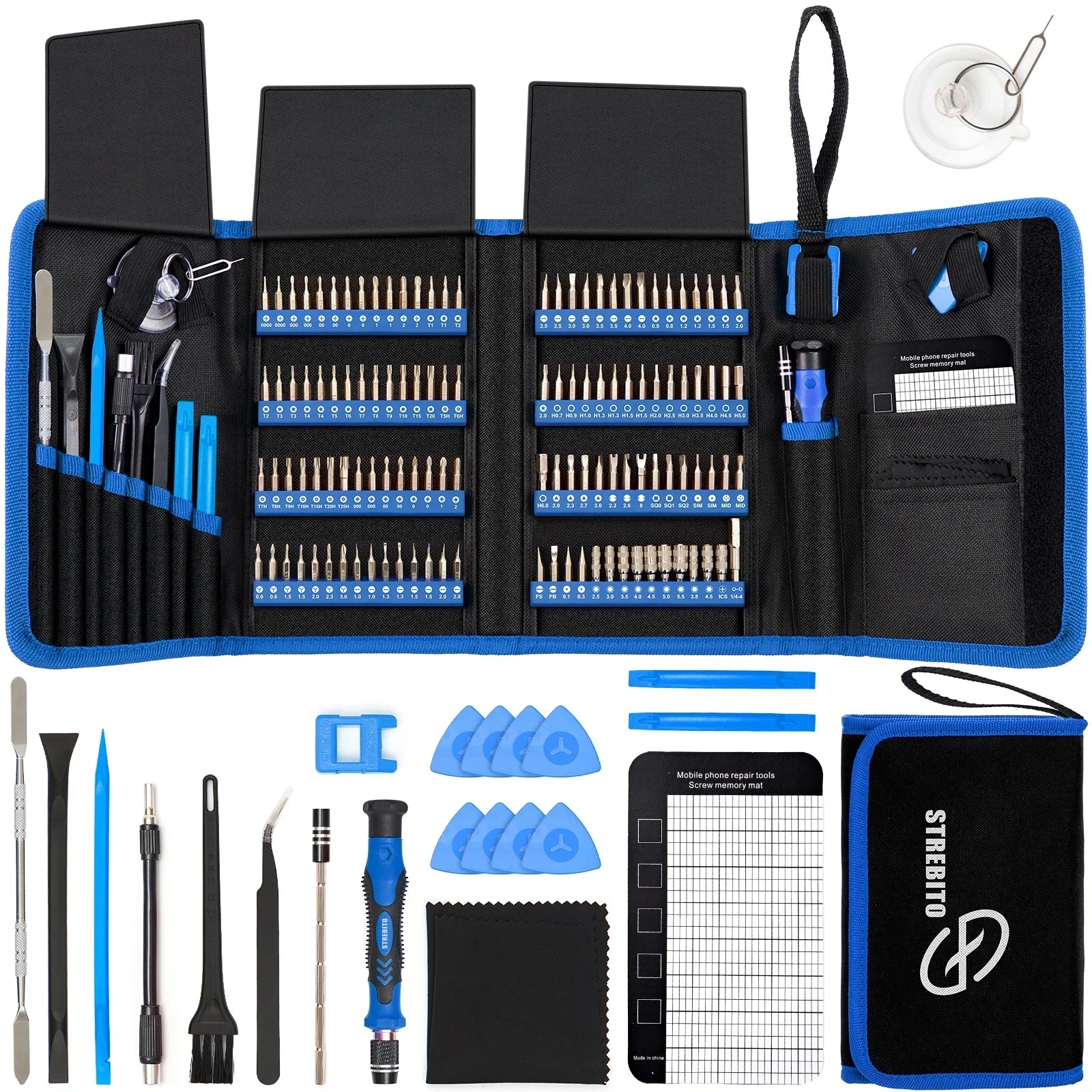 Ultimate 142-Piece Precision Screwdriver Set with 120 Magnetic Bits - Perfect for iPhone, Computers, Appliances, Jewelry, Guitars, Tablets, and Game Consoles!
