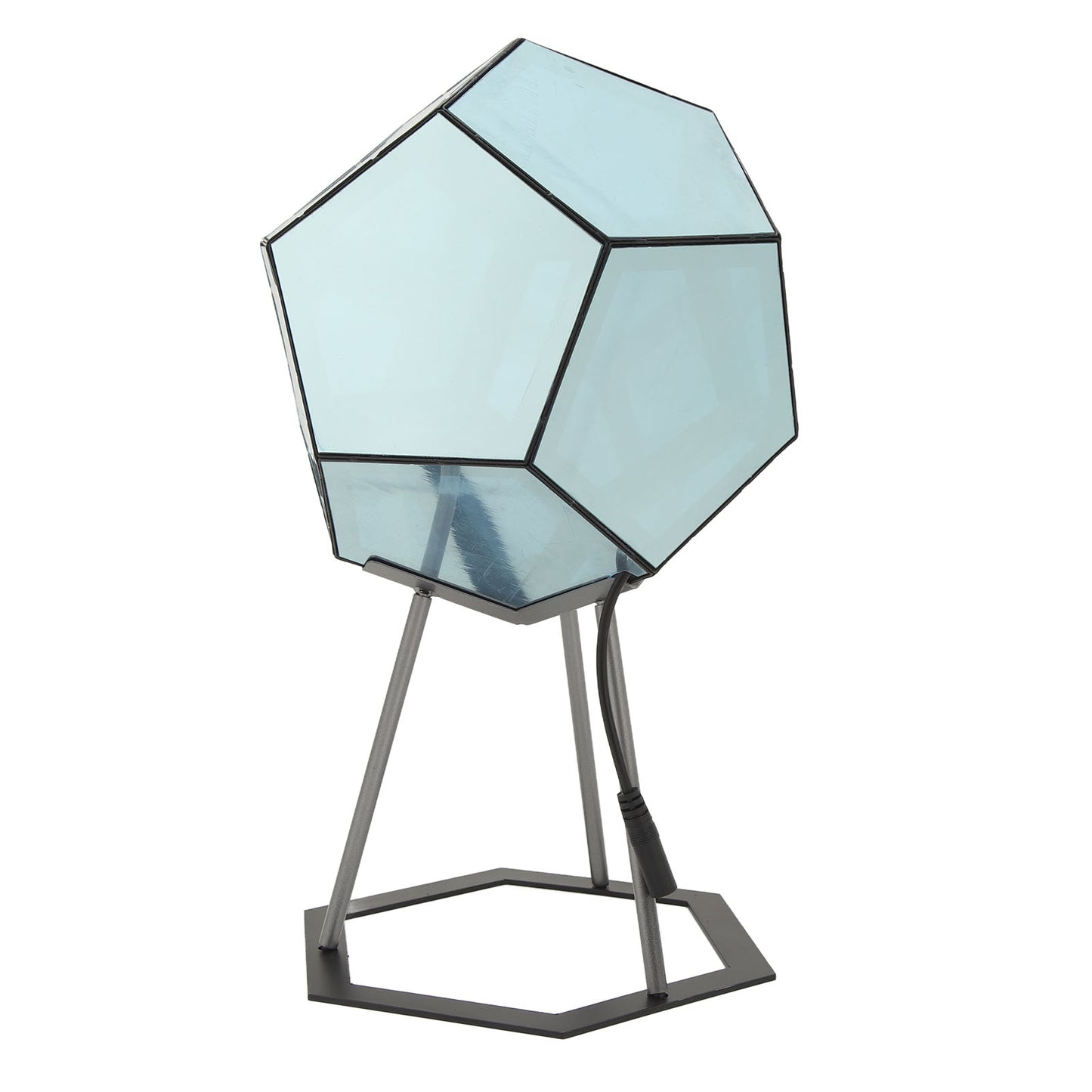 Dodeca Infinity Geometric Light — Modern Wall & Desk Accent