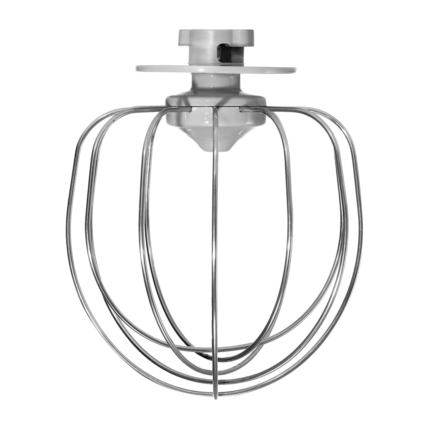 Elegant 3.5 Qt Stand Mixer in White with Essential Attachments: Flat Beater, Dough Hook, and Balloon Whisk