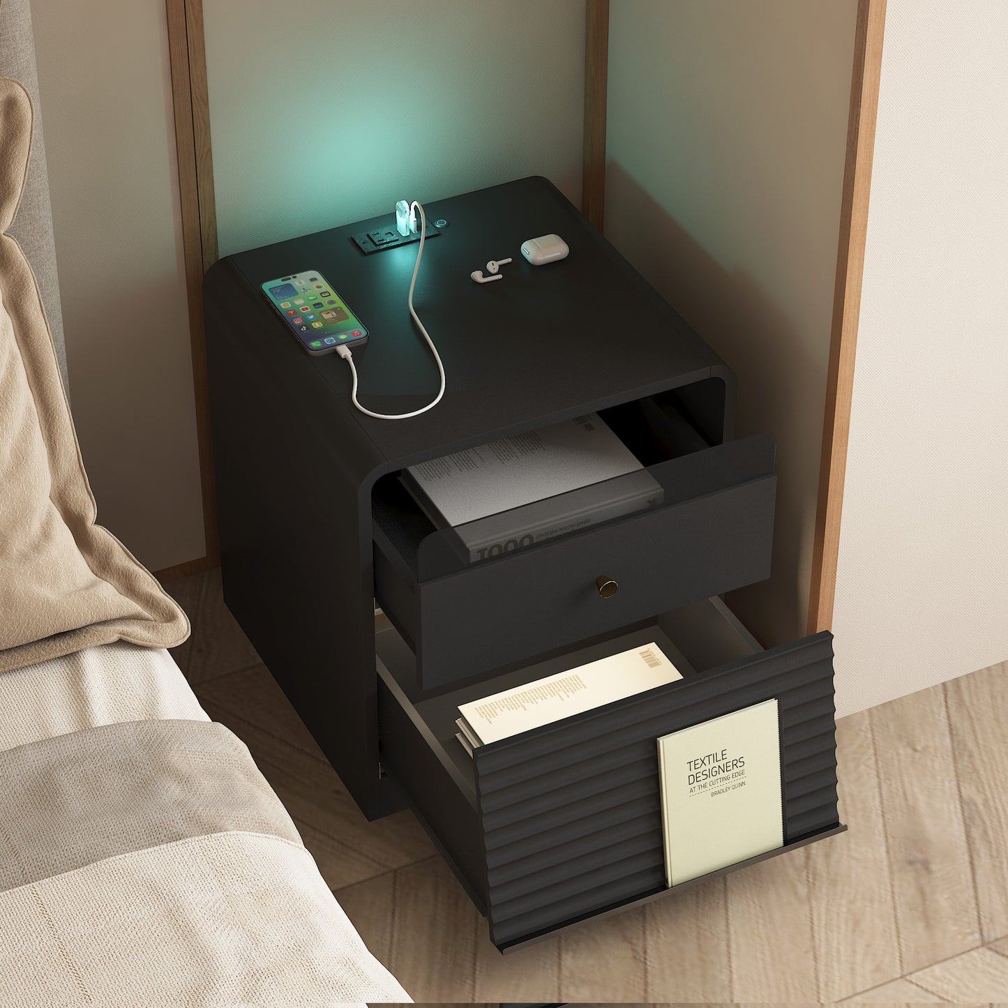 Lumin Nightstand set - lifestyle