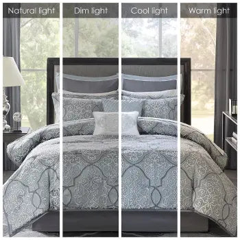 The Whole Bed, Done — 12-Piece Comforter & Cotton Sheet Set