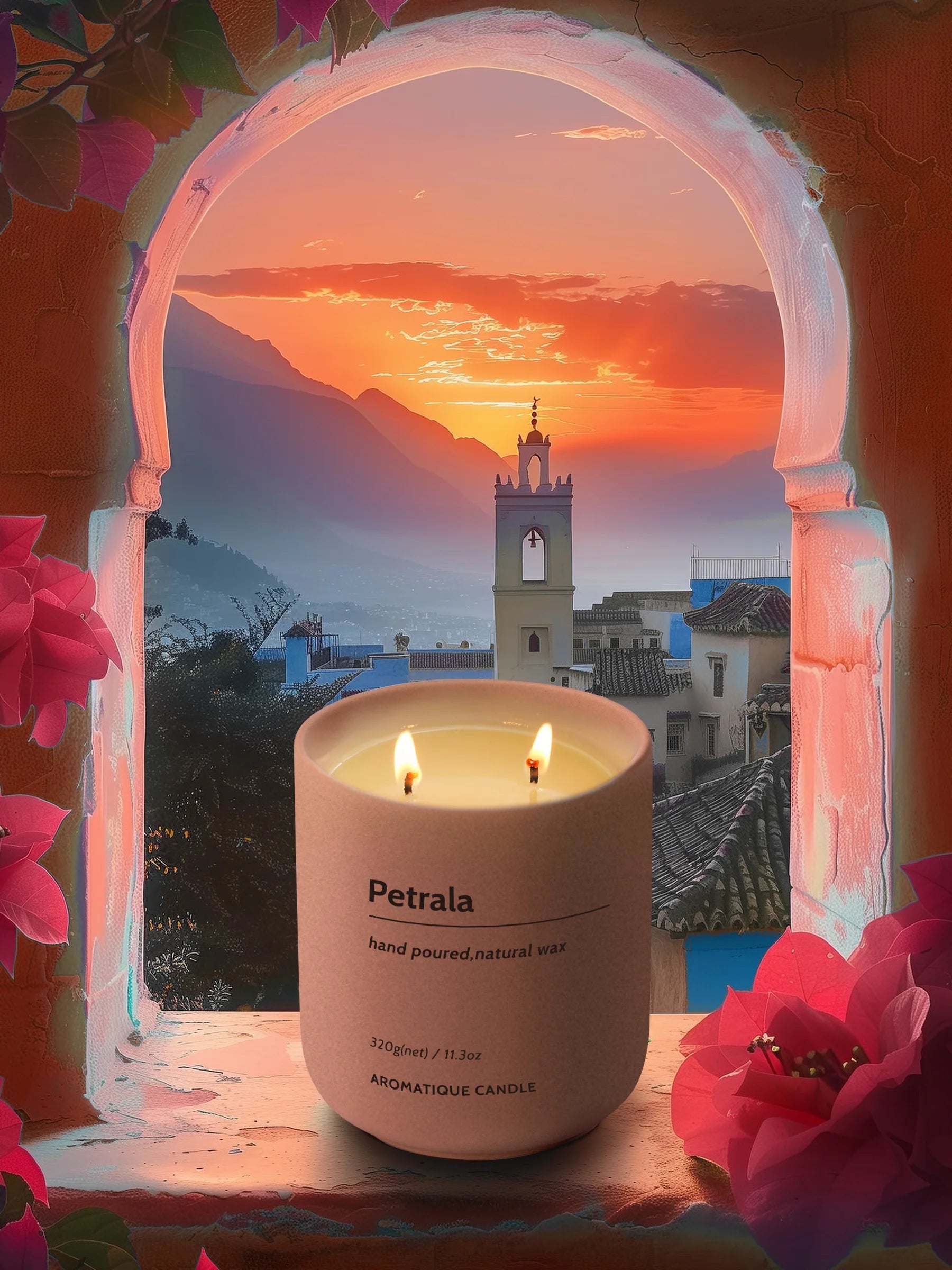 Teak Scented Jar Candles - 11.3 Oz, 50 Hour Burn Time, Perfect Gift for Men & Dads, Lead-Free Cotton Wicks