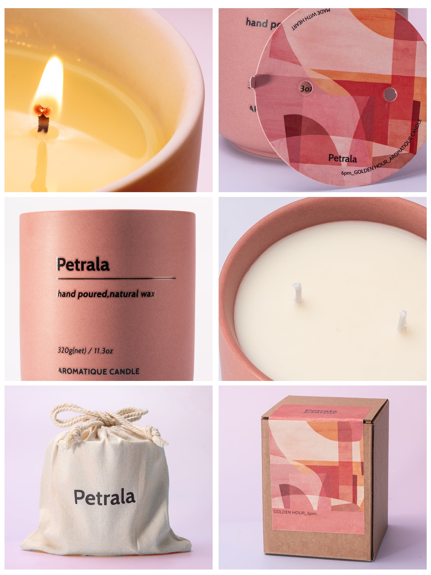 Teak Scented Jar Candles - 11.3 Oz, 50 Hour Burn Time, Perfect Gift for Men & Dads, Lead-Free Cotton Wicks