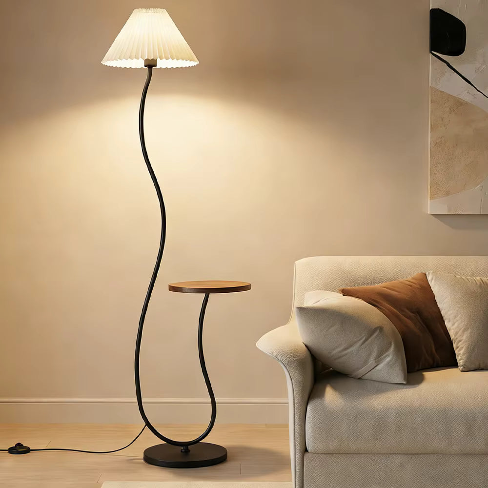 Auréa Nordic Wood Floor Lamp