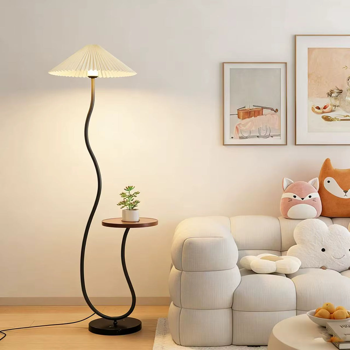 Auréa Nordic Wood Floor Lamp