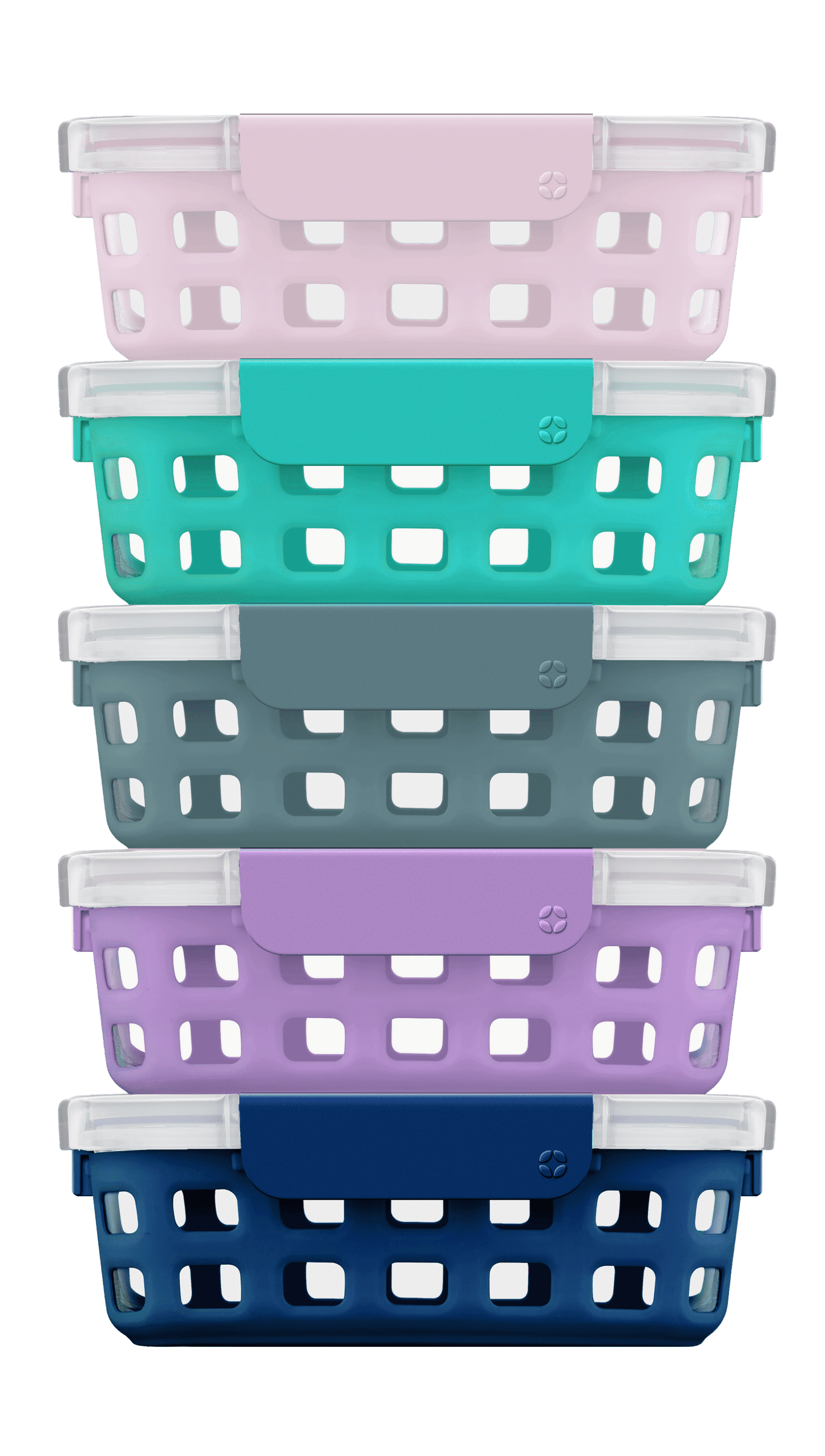 10-Piece Glass Food Storage Set - 3.4 Cup, 27 Ounce Durable Meal Prep Containers