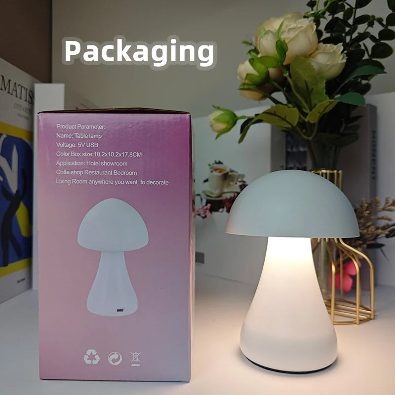 CasaLoom™ Nordic Rechargeable Mushroom Lamp