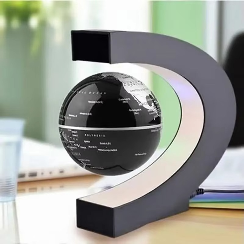 Levitating Globe Lamp | Magnetic Floating LED World Map Light