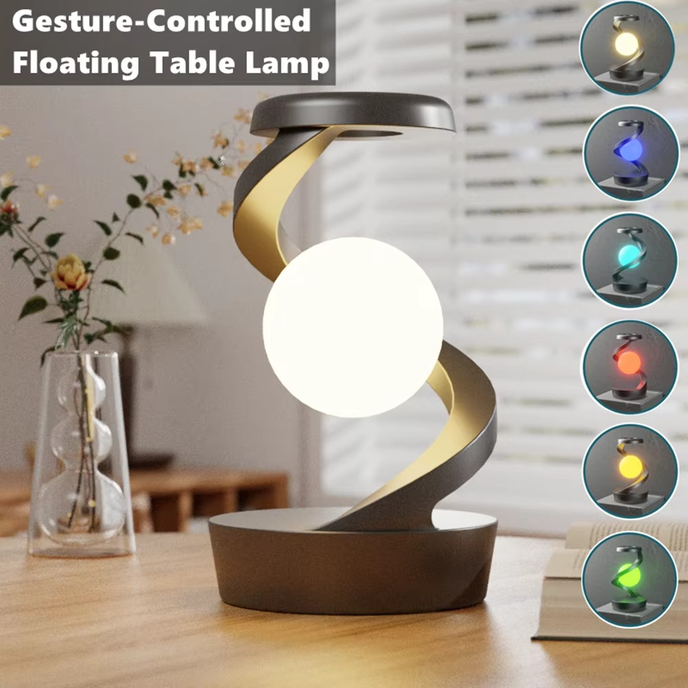 Aurora Levitating Lamp - Floating Wireless Charger and RGB Ambient Night Light