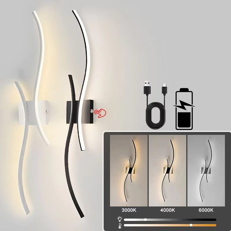 Lumière Curve Cordless LED Wall Sconce