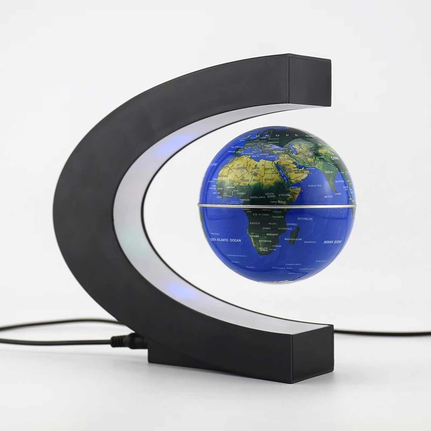 Levitating Globe Lamp | Magnetic Floating LED World Map Light