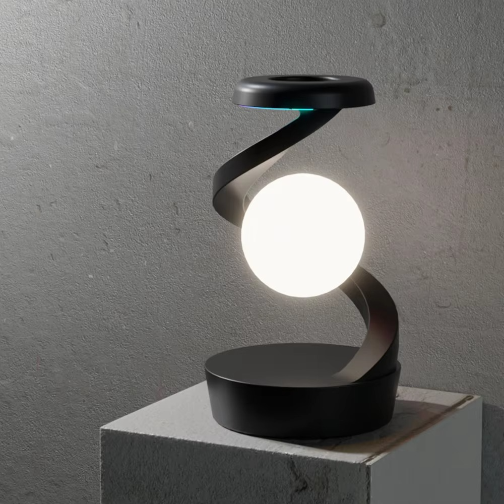 Aurora Levitating Lamp - Floating Wireless Charger and RGB Ambient Night Light