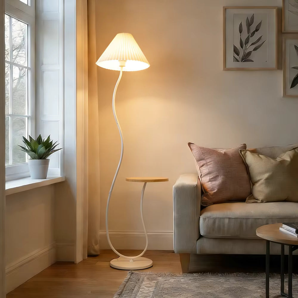 Auréa Nordic Wood Floor Lamp