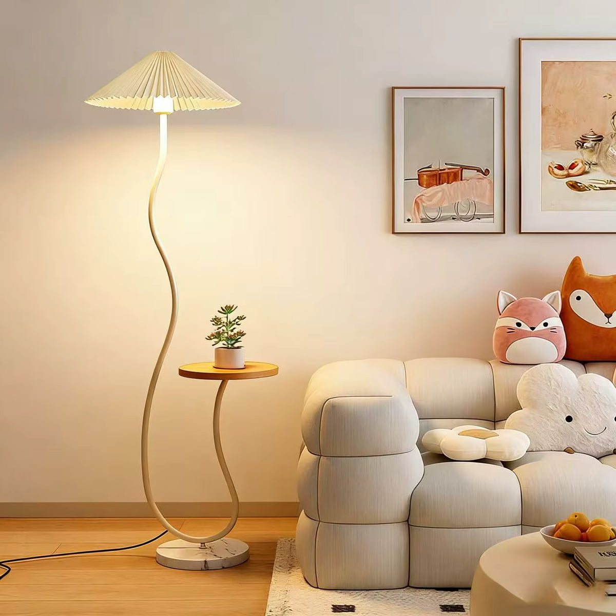 Auréa Nordic Wood Floor Lamp