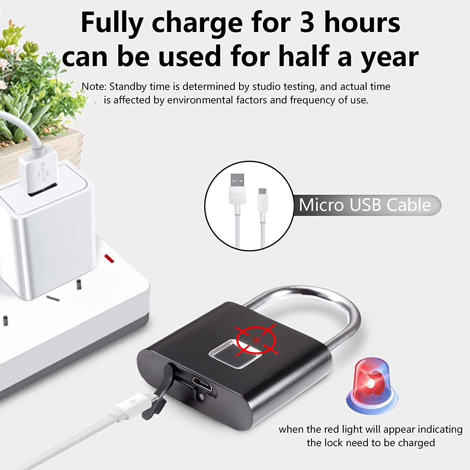 Revolutionary Fingerprint Padlock - Waterproof Keyless Security Lock for Gym, Luggage, and More!