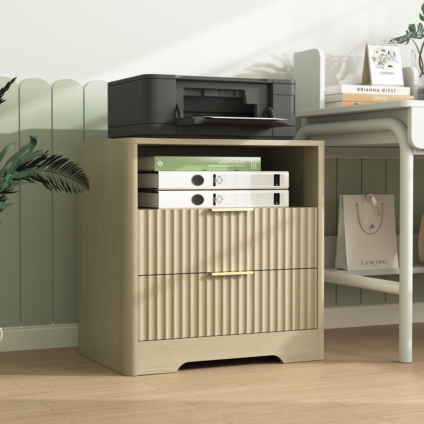Halcyon Smart Charging Nightstand — Wireless Charge, USB & Ambient Light