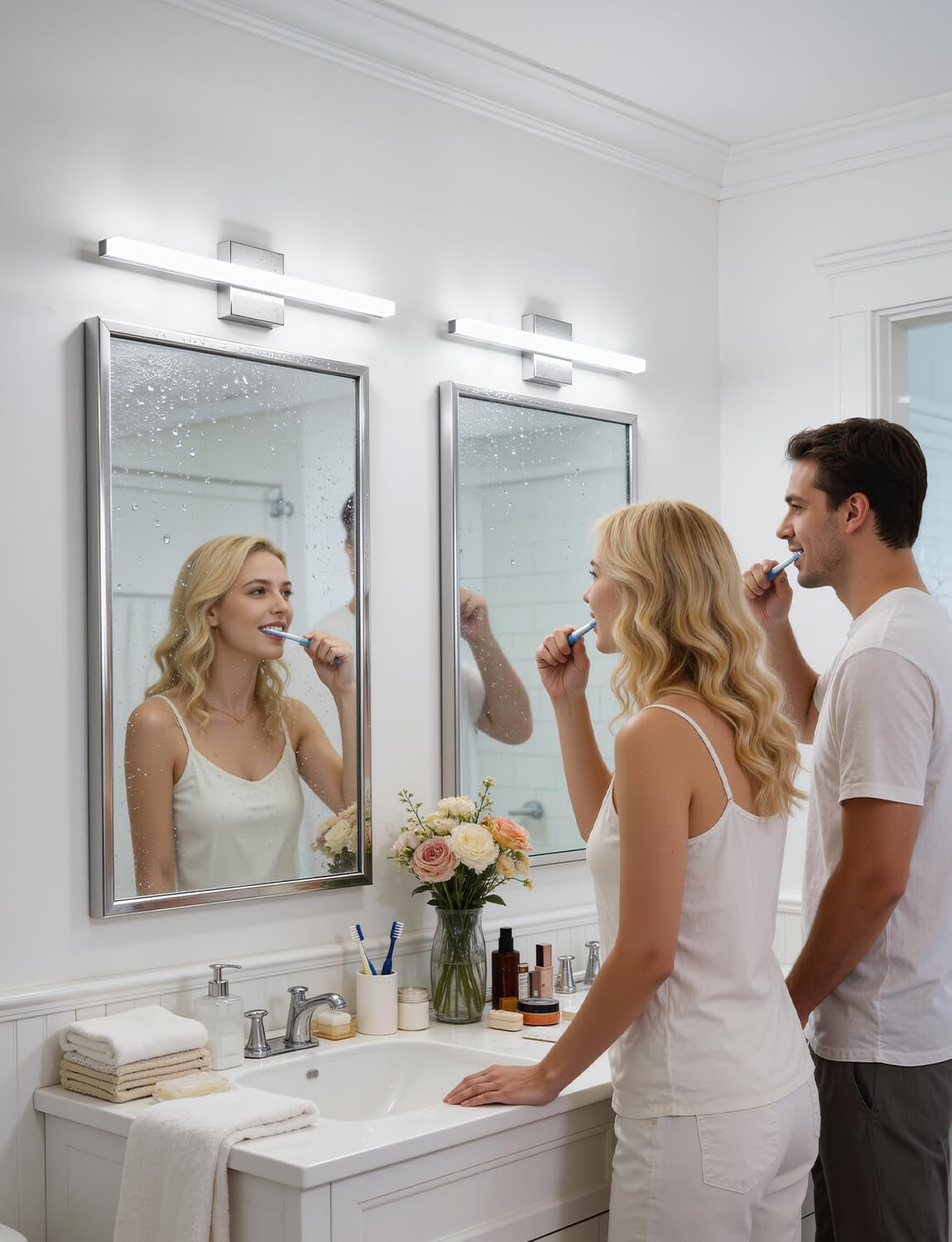 Upgrade Your Bathroom with  24-Inch LED Vanity Light Bar - Modern 14W IP44 Over Mirror Lighting in Cool White 6000K