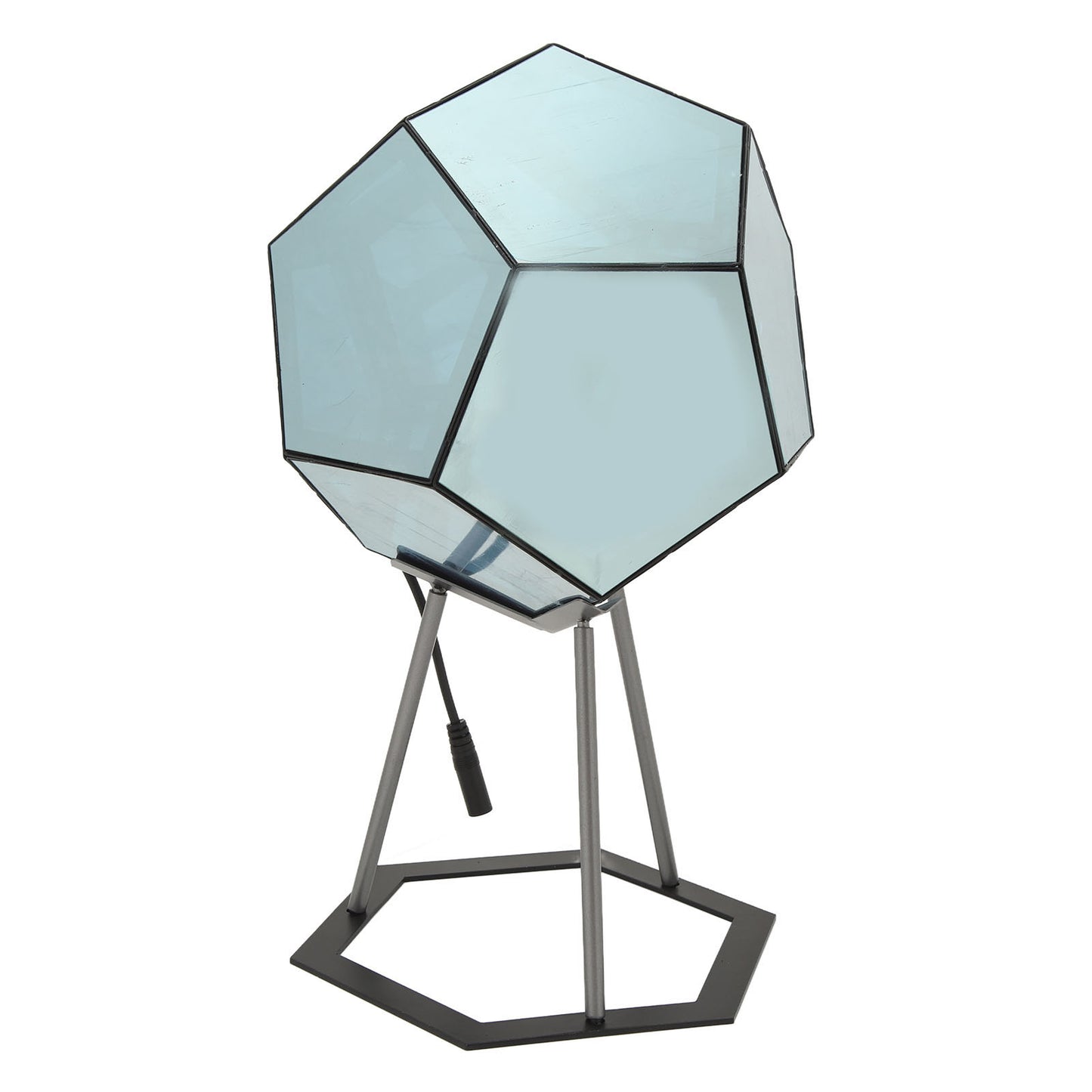 Dodeca Infinity Geometric Light — Modern Wall & Desk Accent