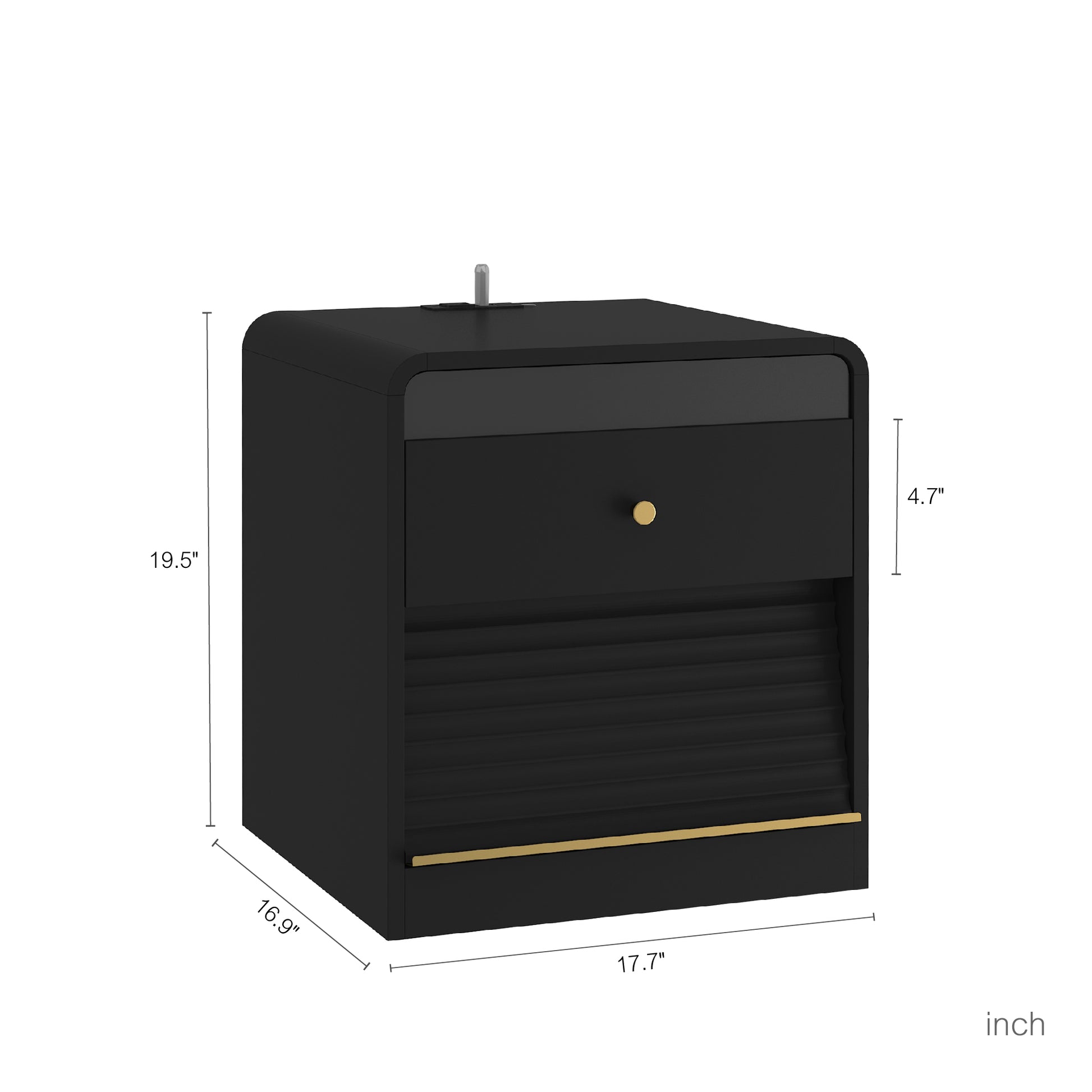 Lumin Nightstand set - angle
