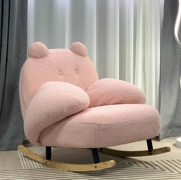 Nordic Single Sofa Chair with Ottoman