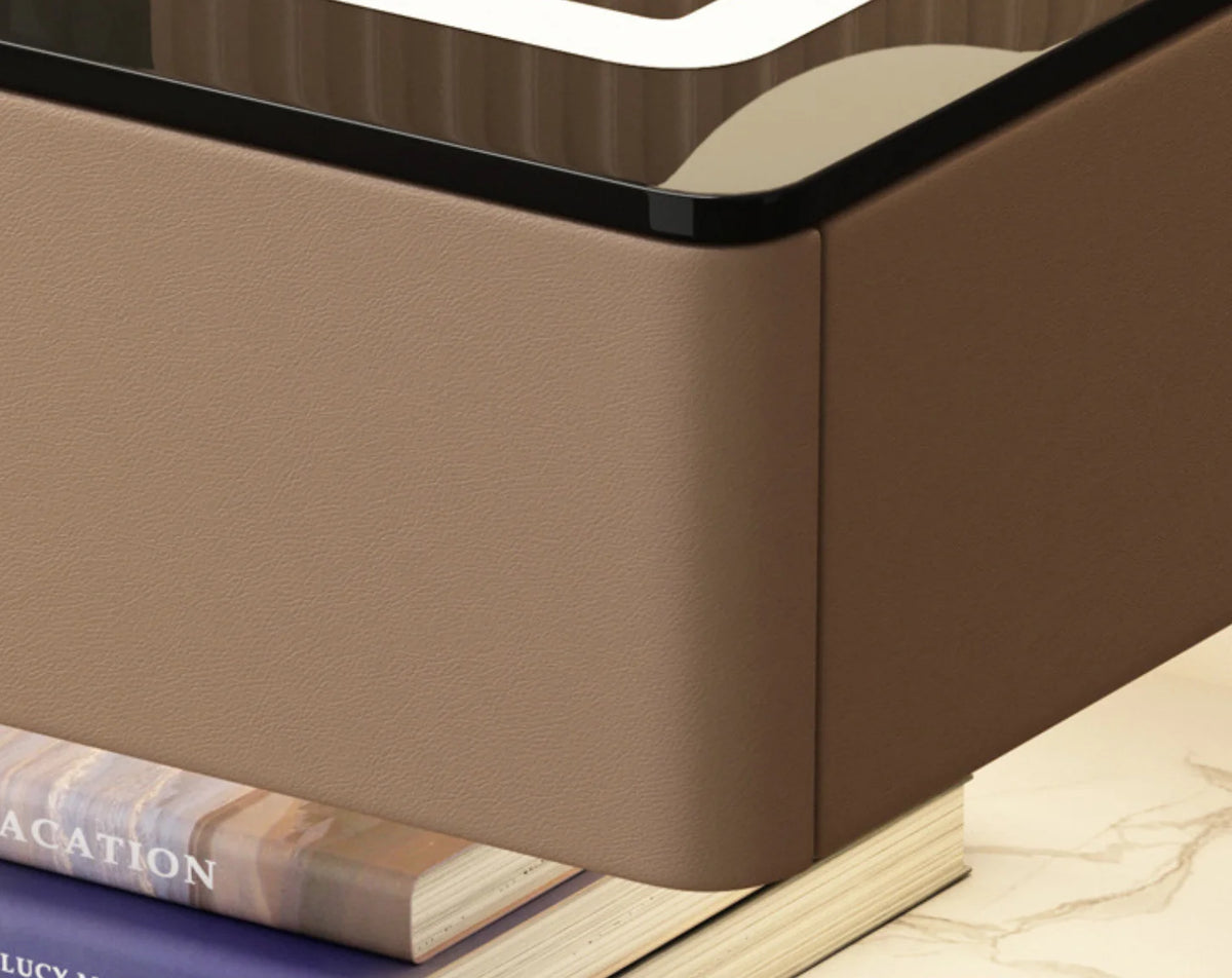 Lumière Smart Bedside Cabinet — Wireless Charging Nightstand