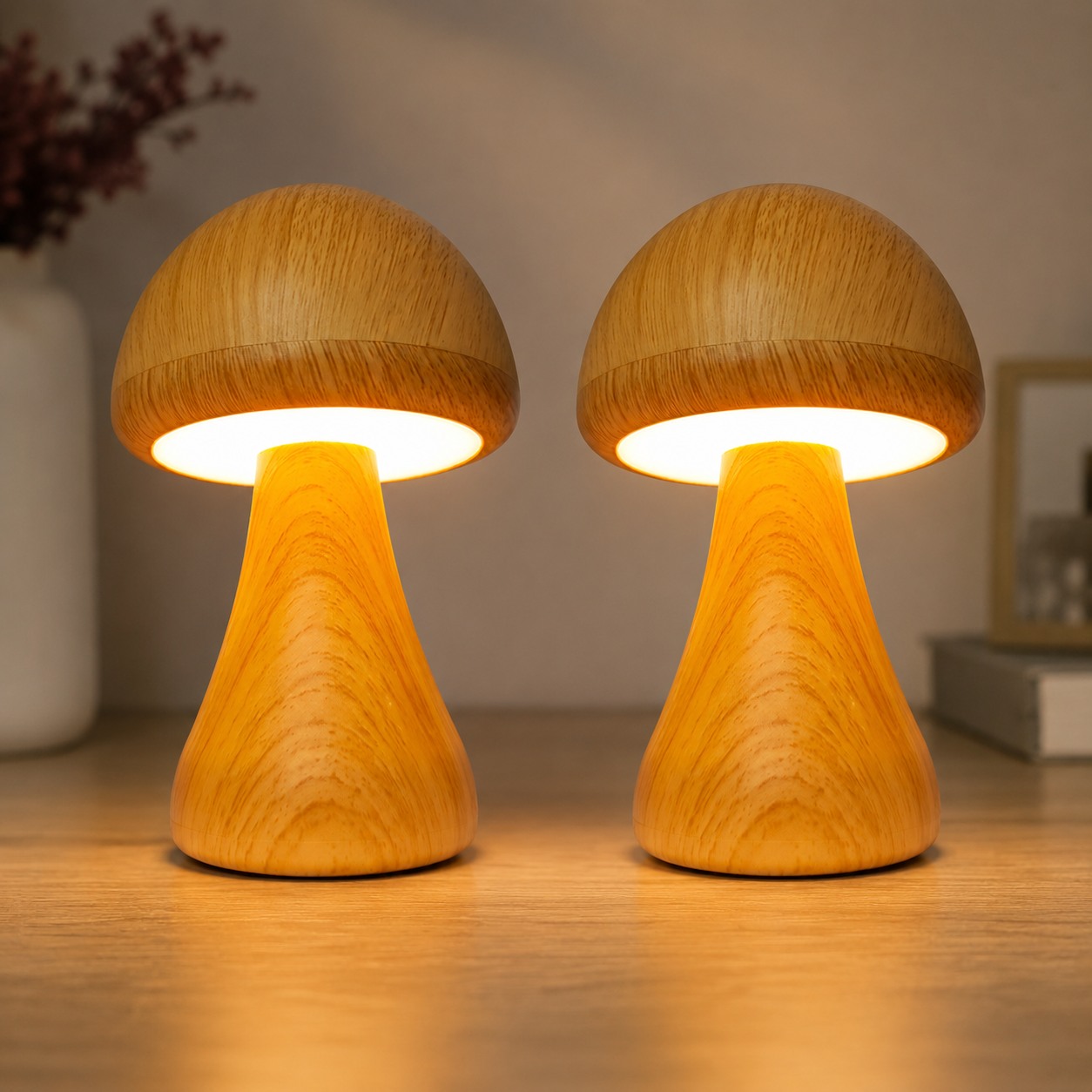 Nordic Rechargeable Mushroom Lamp